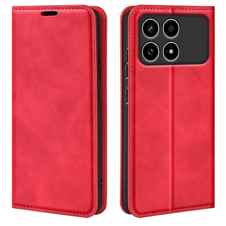 Retro-skin Magnetic Suction Leather Phone Case, For Xiaomi Poco F8 Pro 5G, For Xiaomi 17 Pro Max, For Redmi Note 15 Pro Global 163.6mm, For Xiaomi 17 Pro