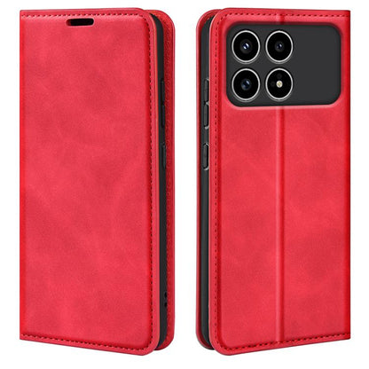 Retro-skin Magnetic Suction Leather Phone Case, For Xiaomi Poco F8 Pro 5G, For Xiaomi 17 Pro Max, For Redmi Note 15 Pro Global 163.6mm, For Xiaomi 17 Pro