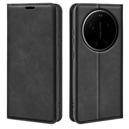 Retro-skin Magnetic Suction Leather Phone Case, For Xiaomi 17 Ultra, For Redmi Note 15 Pro 4G Global 163.2mm, For Xiaomi 17 Pro Max, For Redmi Note 15 Pro 5G Global 163.6mm