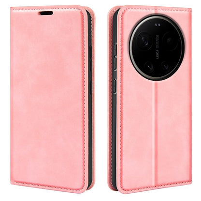 Retro-skin Magnetic Suction Leather Phone Case, For Xiaomi 17 Ultra, For Redmi Note 15 Pro 4G Global 163.2mm, For Xiaomi 17 Pro Max, For Redmi Note 15 Pro 5G Global 163.6mm