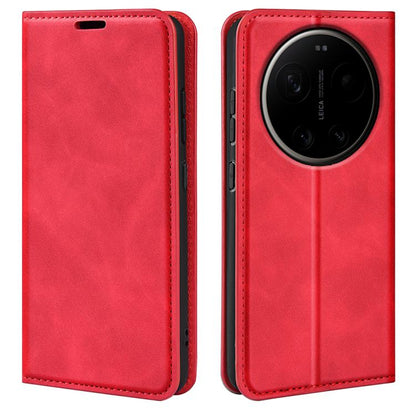Retro-skin Magnetic Suction Leather Phone Case, For Xiaomi 17 Ultra, For Redmi Note 15 Pro 4G Global 163.2mm, For Xiaomi 17 Pro Max, For Redmi Note 15 Pro 5G Global 163.6mm
