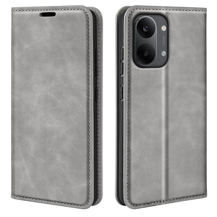 Retro-skin Magnetic Suction Leather Phone Case, For Redmi A7 Pro 171mm / Poco C85x 5G, For Xiaomi 17T, For Redmi Turbo 5 Max / Poco X8 Pro Max, For Redmi Turbo 5 5G / Poco X8 Pro 5G