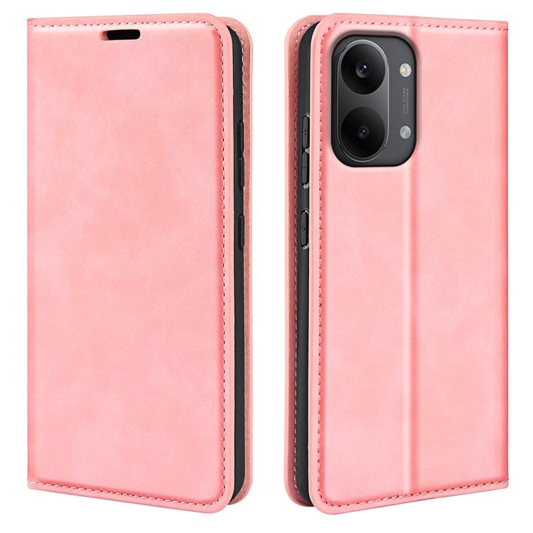 Retro-skin Magnetic Suction Leather Phone Case, For Redmi A7 Pro 171mm / Poco C85x 5G, For Xiaomi 17T, For Redmi Turbo 5 Max / Poco X8 Pro Max, For Redmi Turbo 5 5G / Poco X8 Pro 5G