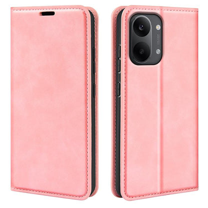 Retro-skin Magnetic Suction Leather Phone Case, For Redmi A7 Pro 171mm / Poco C85x 5G, For Xiaomi 17T, For Redmi Turbo 5 Max / Poco X8 Pro Max, For Redmi Turbo 5 5G / Poco X8 Pro 5G