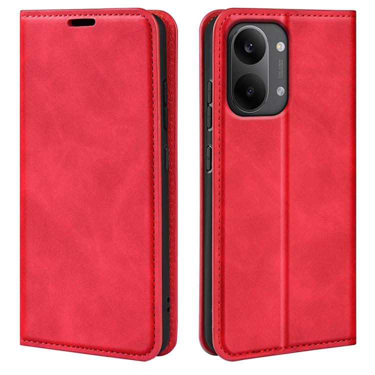 Retro-skin Magnetic Suction Leather Phone Case, For Redmi A7 Pro 171mm / Poco C85x 5G, For Xiaomi 17T, For Redmi Turbo 5 Max / Poco X8 Pro Max, For Redmi Turbo 5 5G / Poco X8 Pro 5G