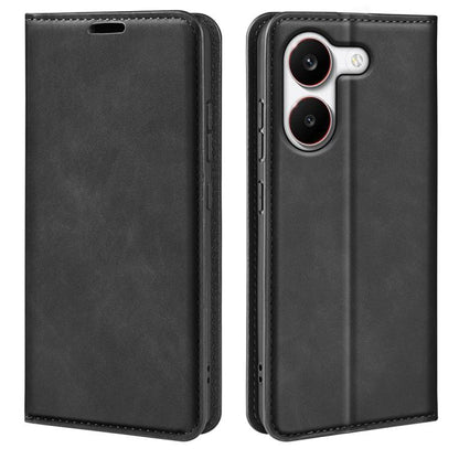 Retro-skin Magnetic Suction Leather Phone Case, For Redmi A7 Pro 171mm / Poco C85x 5G, For Xiaomi 17T, For Redmi Turbo 5 Max / Poco X8 Pro Max, For Redmi Turbo 5 5G / Poco X8 Pro 5G