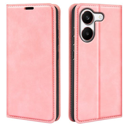 Retro-skin Magnetic Suction Leather Phone Case, For Redmi A7 Pro 171mm / Poco C85x 5G, For Xiaomi 17T, For Redmi Turbo 5 Max / Poco X8 Pro Max, For Redmi Turbo 5 5G / Poco X8 Pro 5G