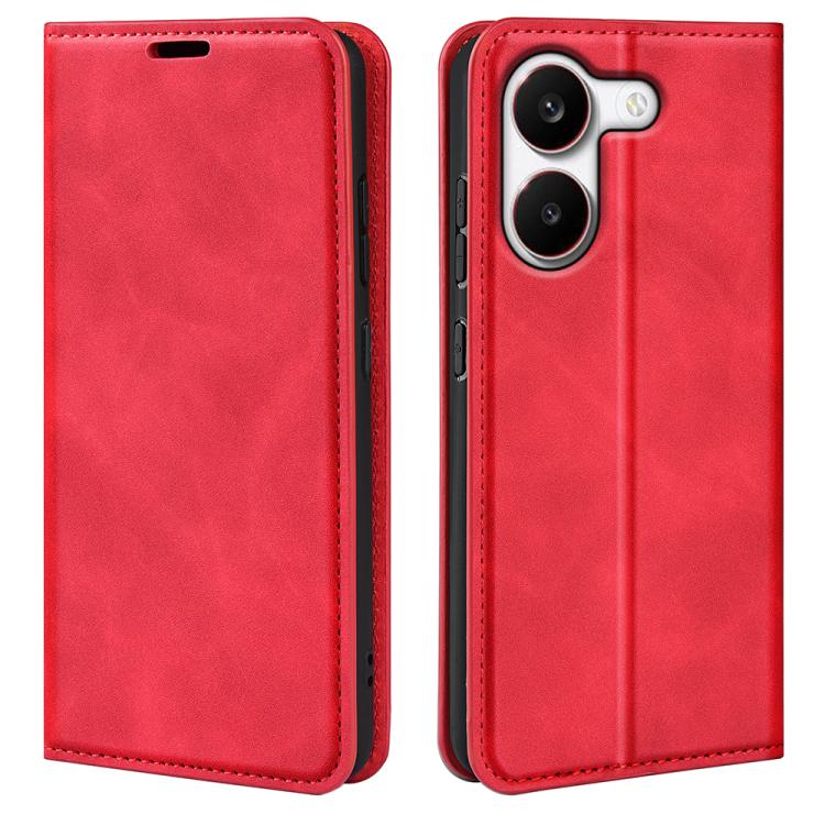 Retro-skin Magnetic Suction Leather Phone Case, For Redmi A7 Pro 171mm / Poco C85x 5G, For Xiaomi 17T, For Redmi Turbo 5 Max / Poco X8 Pro Max, For Redmi Turbo 5 5G / Poco X8 Pro 5G