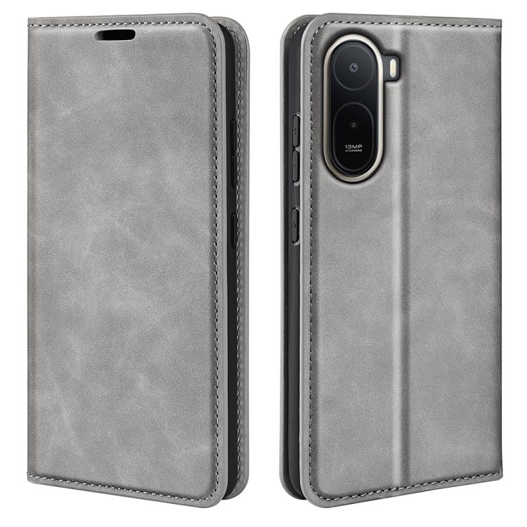 Retro-skin Magnetic Suction Leather Phone Case, For Redmi A7 Pro 171mm / Poco C85x 5G, For Xiaomi 17T, For Redmi Turbo 5 Max / Poco X8 Pro Max, For Redmi Turbo 5 5G / Poco X8 Pro 5G
