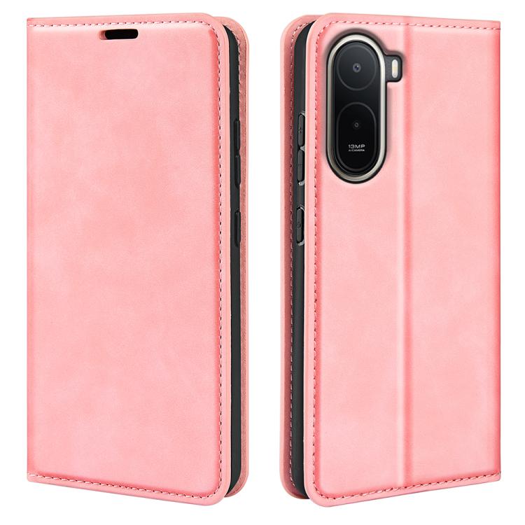 Retro-skin Magnetic Suction Leather Phone Case, For Redmi A7 Pro 171mm / Poco C85x 5G, For Xiaomi 17T, For Redmi Turbo 5 Max / Poco X8 Pro Max, For Redmi Turbo 5 5G / Poco X8 Pro 5G