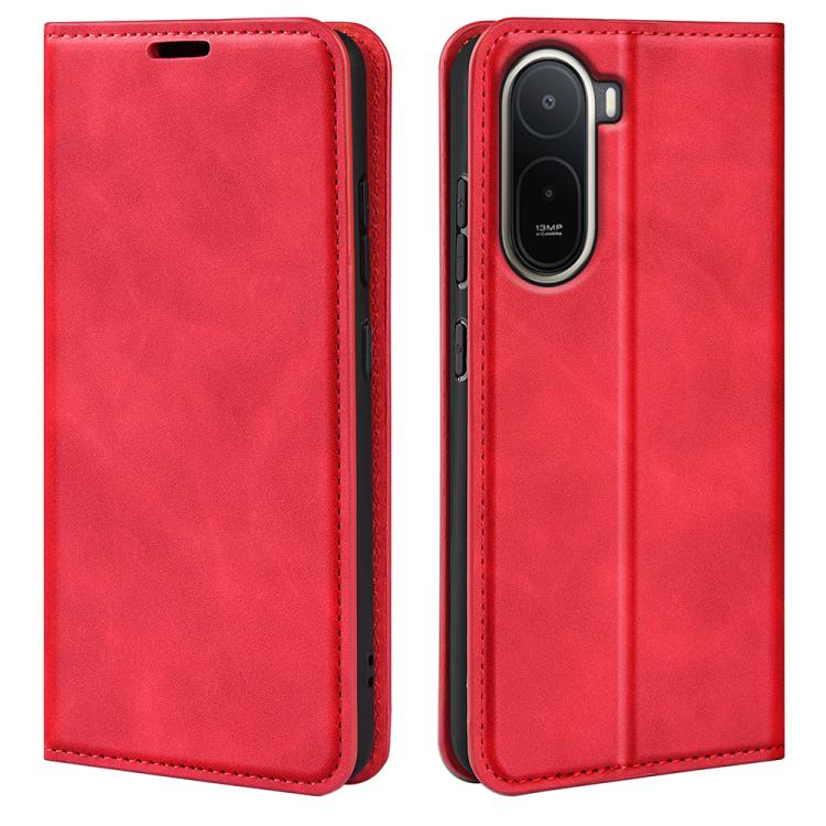 Retro-skin Magnetic Suction Leather Phone Case, For Redmi A7 Pro 171mm / Poco C85x 5G, For Xiaomi 17T, For Redmi Turbo 5 Max / Poco X8 Pro Max, For Redmi Turbo 5 5G / Poco X8 Pro 5G