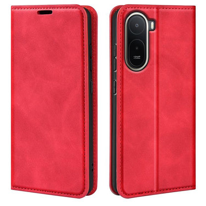 Retro-skin Magnetic Suction Leather Phone Case, For Redmi A7 Pro 171mm / Poco C85x 5G, For Xiaomi 17T, For Redmi Turbo 5 Max / Poco X8 Pro Max, For Redmi Turbo 5 5G / Poco X8 Pro 5G