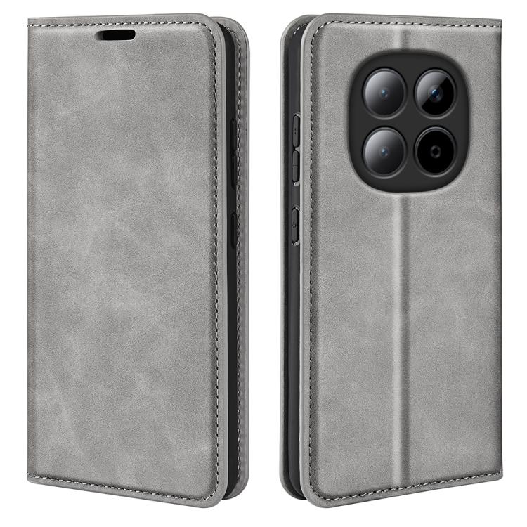 Retro-skin Magnetic Suction Leather Phone Case, For Xiaomi 17 Ultra, For Redmi Note 15 Pro 4G Global 163.2mm, For Xiaomi 17 Pro Max, For Redmi Note 15 Pro 5G Global 163.6mm