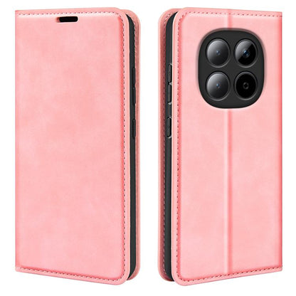 Retro-skin Magnetic Suction Leather Phone Case, For Xiaomi 17 Ultra, For Redmi Note 15 Pro 4G Global 163.2mm, For Xiaomi 17 Pro Max, For Redmi Note 15 Pro 5G Global 163.6mm