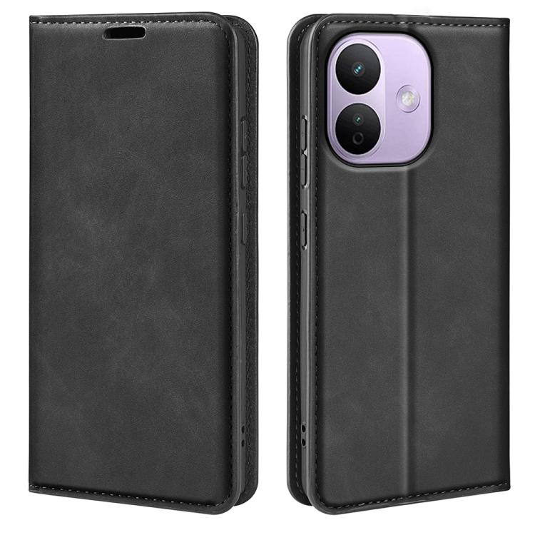 Retro-skin Magnetic Suction Leather Phone Case, For Redmi Note 17 Pro Max 5G Global 163mm, For Redmi A7 Pro 171mm / Poco C85x 5G, For Redmi Turbo 5 Max / Poco X8 Pro Max, For Redmi Turbo 5 5G / Poco X8 Pro 5G