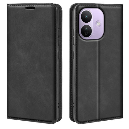 Retro-skin Magnetic Suction Leather Phone Case, For Redmi Note 17 Pro Max 5G Global 163mm, For Redmi A7 Pro 171mm / Poco C85x 5G, For Redmi Turbo 5 Max / Poco X8 Pro Max, For Redmi Turbo 5 5G / Poco X8 Pro 5G