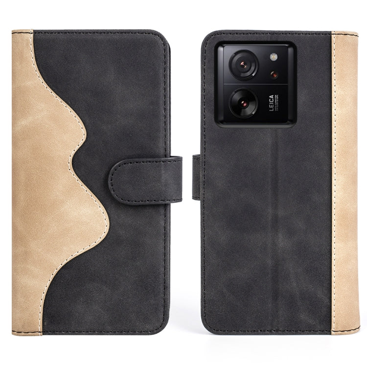 Stitching Horizontal Flip Leather Phone Case, For Xiaomi 13T, For Redmi Note 15 Pro+ 5G Global 163.3mm, For Redmi Note 15 4G / 5G EU 164mm