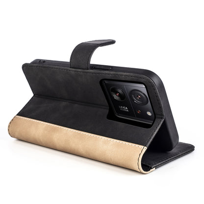 Stitching Horizontal Flip Leather Phone Case, For Xiaomi 13T, For Redmi Note 15 Pro+ 5G Global 163.3mm, For Redmi Note 15 4G / 5G EU 164mm