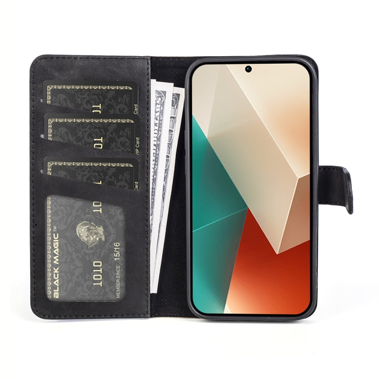 Stitching Horizontal Flip Leather Phone Case