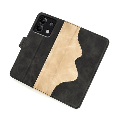 Stitching Horizontal Flip Leather Phone Case