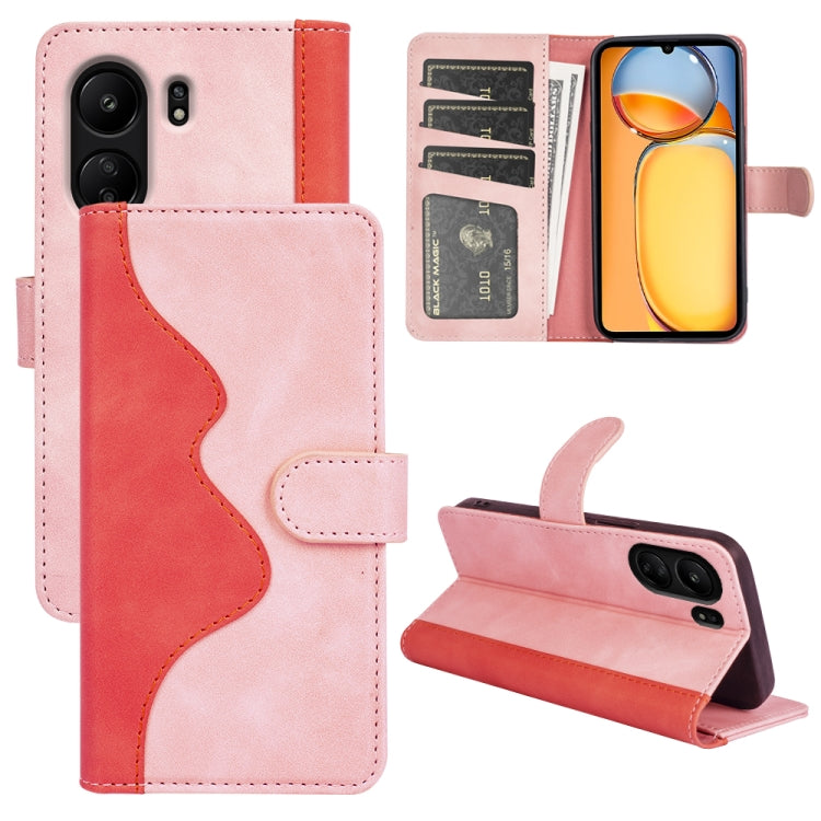 Stitching Horizontal Flip Leather Phone Case, For Xiaomi Redmi 13C, For Xiaomi Redmi Note 13 Pro+, For Xiaomi Redmi Note 13 Pro 5G, For Xiaomi Redmi K70