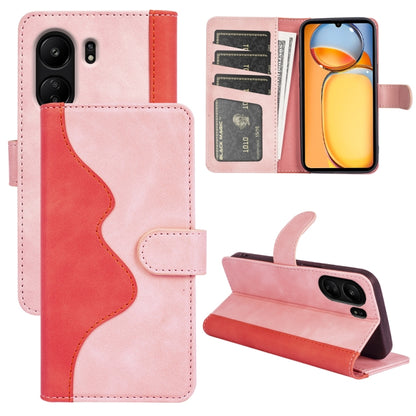 Stitching Horizontal Flip Leather Phone Case, For Xiaomi Redmi 13C, For Xiaomi Redmi Note 13 Pro+, For Xiaomi Redmi Note 13 Pro 5G, For Xiaomi Redmi K70