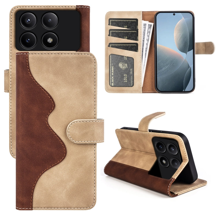 Stitching Horizontal Flip Leather Phone Case, For Xiaomi Redmi Turbo 3, For Xiaomi Redmi A3, For Xiaomi Redmi Note 13 4G, For Xiaomi Redmi K70E