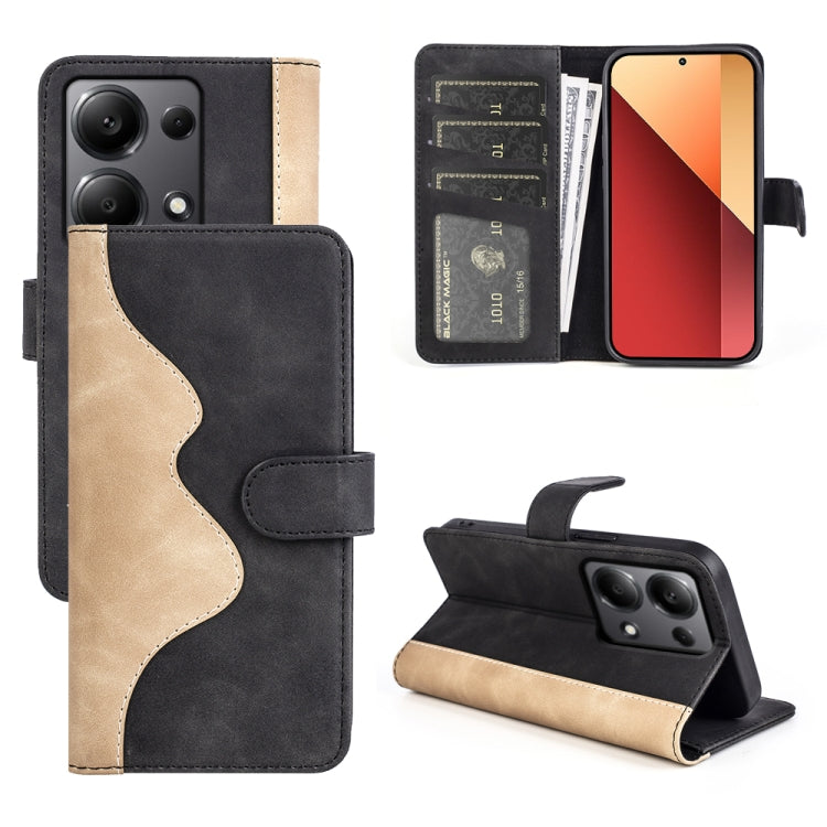 Stitching Horizontal Flip Leather Phone Case, For Xiaomi Redmi Turbo 3, For Xiaomi Redmi A3, For Xiaomi Redmi Note 13 4G, For Xiaomi Redmi K70E