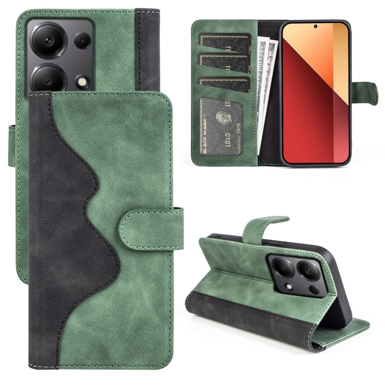Stitching Horizontal Flip Leather Phone Case