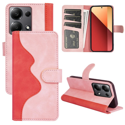 Stitching Horizontal Flip Leather Phone Case