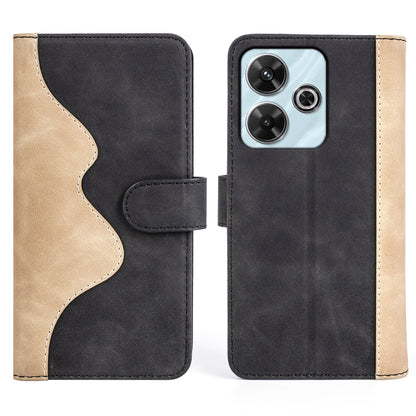 Stitching Horizontal Flip Leather Phone Case
