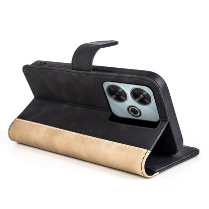 Stitching Horizontal Flip Leather Phone Case