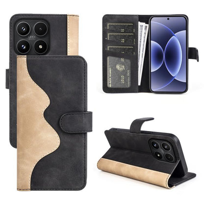 Stitching Horizontal Flip Leather Phone Case, For Xiaomi 17 Pro, For Xiaomi 17, For Xiaomi 14T Pro, For Xiaomi Redmi Note 13R 5G