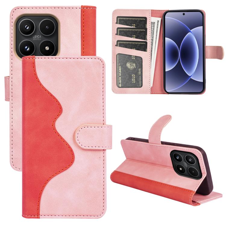 Stitching Horizontal Flip Leather Phone Case, For Xiaomi 17 Pro, For Xiaomi 17, For Xiaomi 14T Pro, For Xiaomi Redmi Note 13R 5G