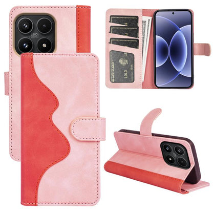 Stitching Horizontal Flip Leather Phone Case, For Xiaomi 17 Pro, For Xiaomi 17, For Xiaomi 14T Pro, For Xiaomi Redmi Note 13R 5G