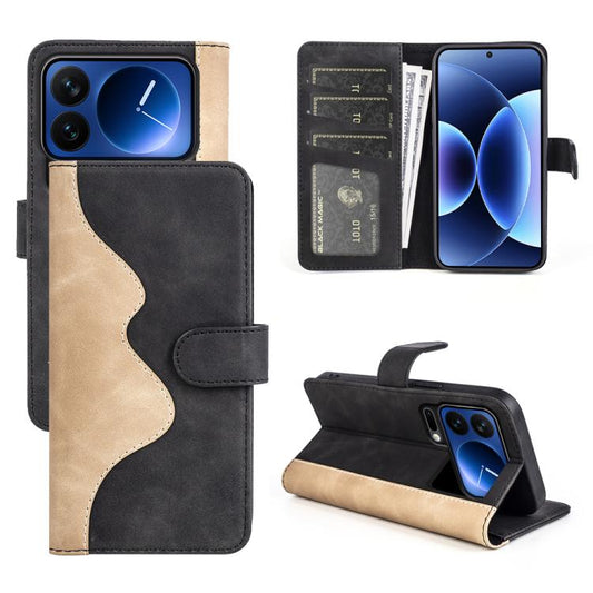 Stitching Horizontal Flip Leather Phone Case, For Xiaomi 17 Pro, For Xiaomi 17, For Xiaomi 14T Pro, For Xiaomi Redmi Note 13R 5G