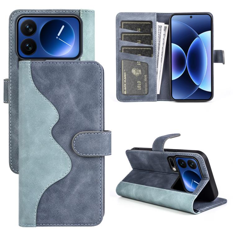 Stitching Horizontal Flip Leather Phone Case, For Xiaomi 17 Pro, For Xiaomi 17, For Xiaomi 14T Pro, For Xiaomi Redmi Note 13R 5G