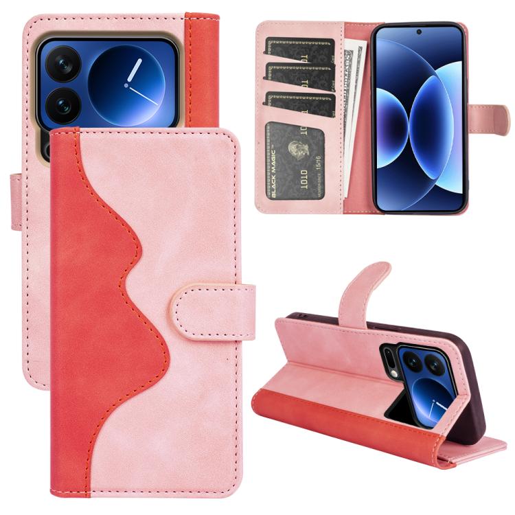 Stitching Horizontal Flip Leather Phone Case, For Xiaomi 17 Pro, For Xiaomi 17, For Xiaomi 14T Pro, For Xiaomi Redmi Note 13R 5G