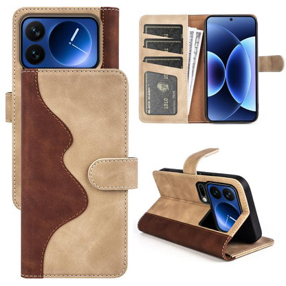 Stitching Horizontal Flip Leather Phone Case, For Xiaomi 17 Ultra, For Redmi Note 15 Pro 4G Global 163.2mm, For Xiaomi 17 Pro Max, For Redmi Note 15 Pro 5G Global 163.6mm