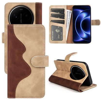 Stitching Horizontal Flip Leather Phone Case, For Xiaomi 17 Ultra, For Redmi Note 15 Pro 4G Global 163.2mm, For Xiaomi 17 Pro Max, For Redmi Note 15 Pro 5G Global 163.6mm