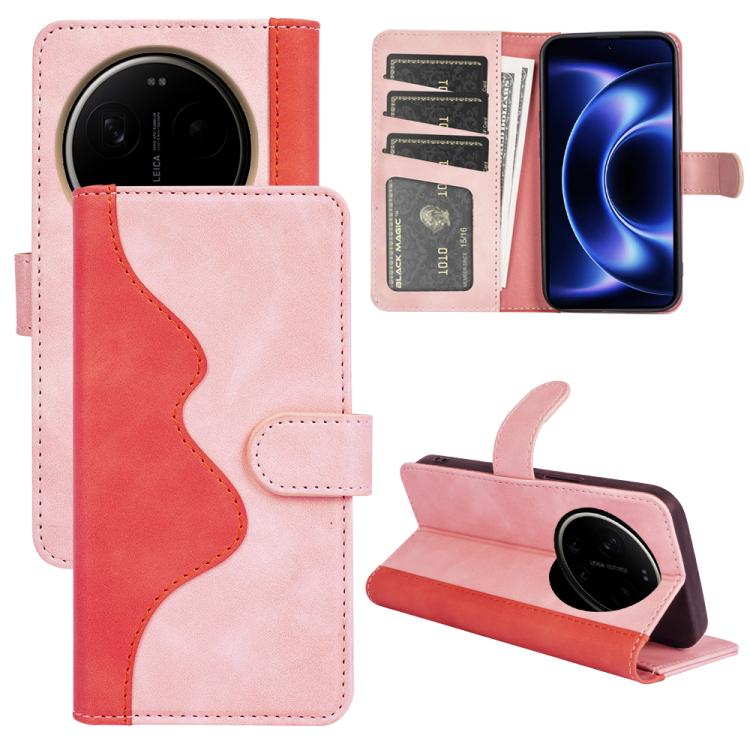 Stitching Horizontal Flip Leather Phone Case, For Xiaomi 17 Ultra, For Redmi Note 15 Pro 4G Global 163.2mm, For Xiaomi 17 Pro Max, For Redmi Note 15 Pro 5G Global 163.6mm