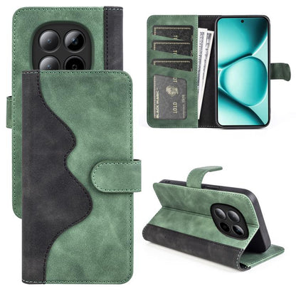 Stitching Horizontal Flip Leather Phone Case, For Xiaomi 13T, For Redmi Note 15 Pro+ 5G Global 163.3mm, For Redmi Note 15 4G / 5G EU 164mm