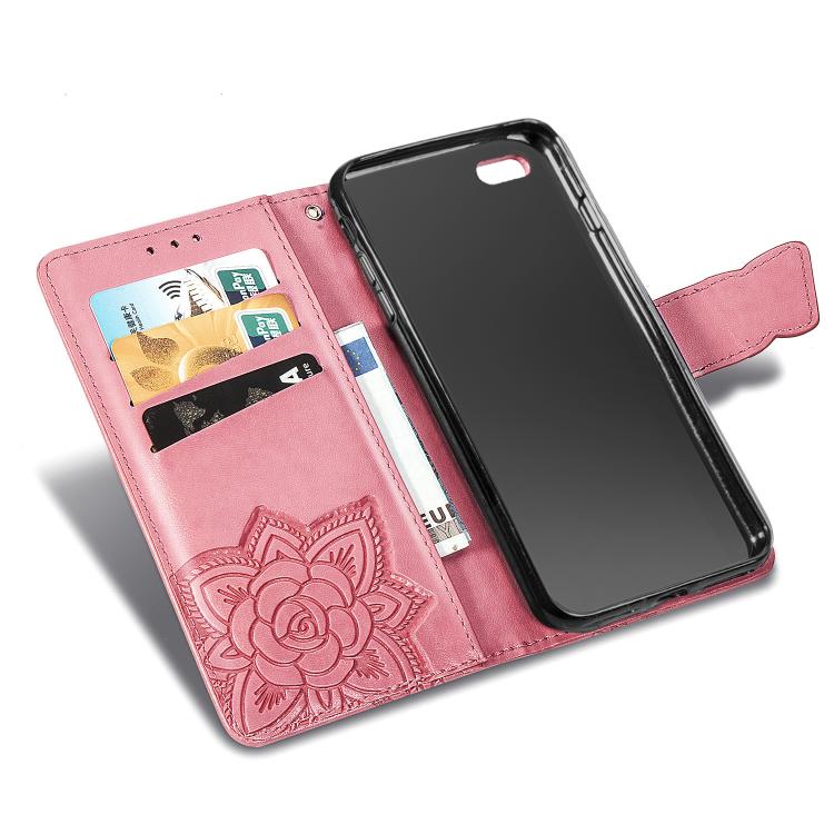 Butterfly Love Flower Embossed Leather Phone Case, For iPhone 17e / 16e, For IPhone 17 Pro Max, For iPhone 17 Pro