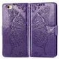 Butterfly Love Flower Embossed Leather Phone Case, For iPhone 18 Pro / 17 Pro, For IPhone 18 Pro Max / 17 Pro Max, For iPhone 17e / 16e