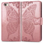 Butterfly Love Flower Embossed Leather Phone Case, For iPhone 18 Pro / 17 Pro, For IPhone 18 Pro Max / 17 Pro Max, For iPhone 17e / 16e