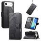 Butterfly Love Flower Embossed Leather Phone Case, For iPhone 17, For iPhone Air, For iPhone 16 Pro Max
