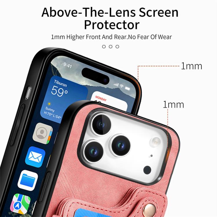 Retro Skin-feel Ring Multi-card Wallet Phone Case, For iPhone 18 Pro Max / 17 Pro Max, For iPhone 17e / 16e, For iPhone 17, For iPhone 16 Pro Max