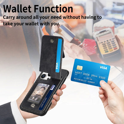 Carbon Fiber Vertical Flip Zipper Phone Case, For iPhone 16 Pro, For iPhone 16 Plus, For iPhone 16, For iPhone 15 Pro Max