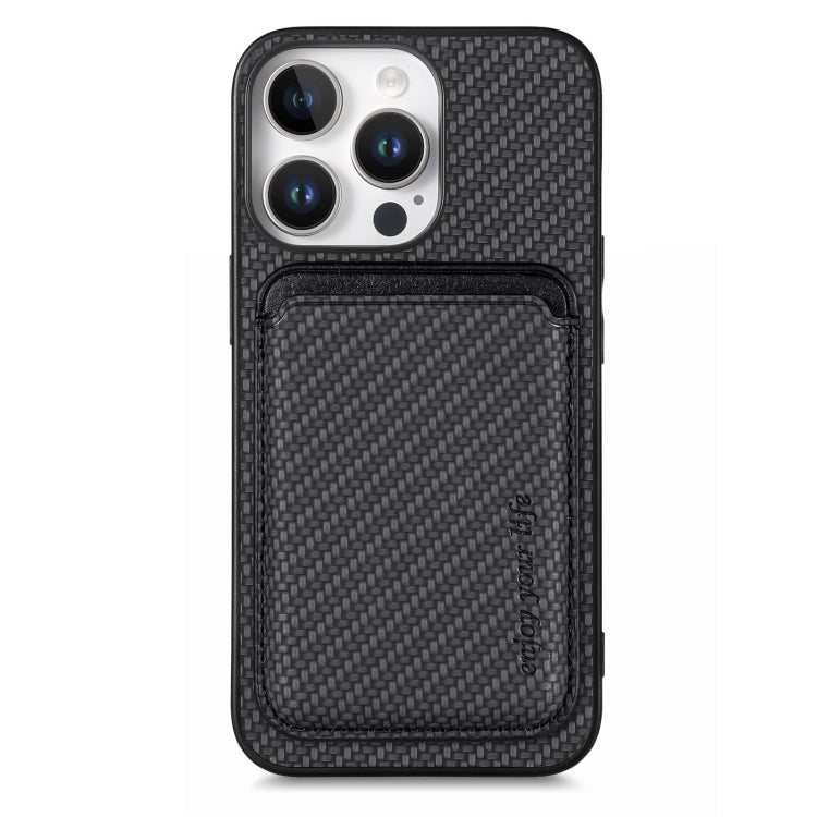 Carbon Fiber Leather Card Magsafe Phone Case