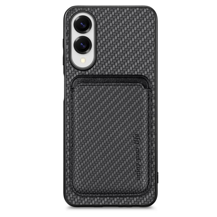 Carbon Fiber Leather Card Magsafe Phone Case